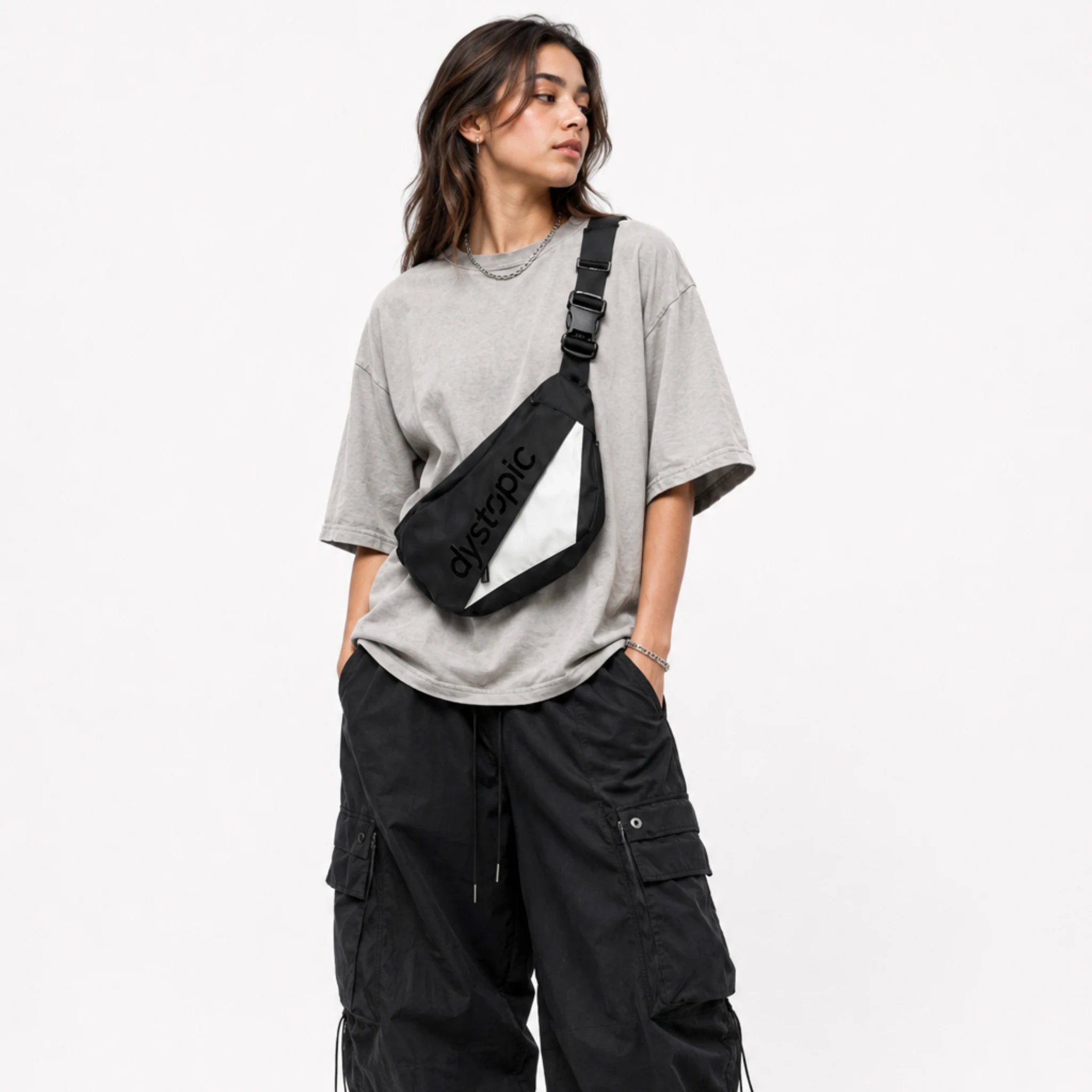 The Signal Crossbody Bag White
